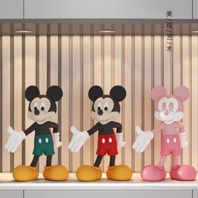 Internet nổi tiếng chào mừng Mickey trang trí tủ rượu phòng khách tủ TV lối vào trang trí bàn tay dễ thương văn phòng cậu bé trang trí nội thất