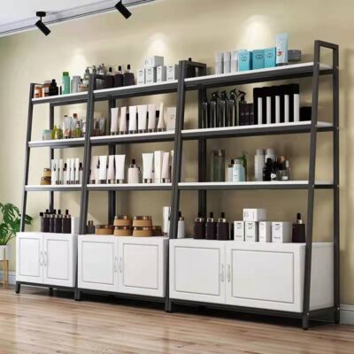 Kệ trưng bày mỹ phẩm đa năng Tủ trưng bày tiệm nail Kệ giá siêu thị Tủ trưng bày sân nhiều tầng