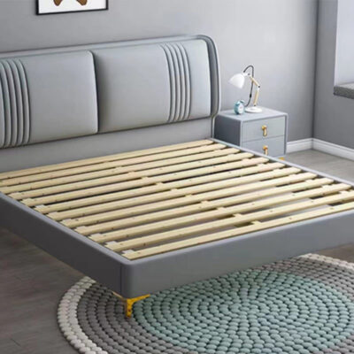 Đẹp sang trọng hiện đại Công nghệ đơn giản Giường vải Phòng ngủ đôi 1,8 mét Giường lớn Phong cách Ý tối giản Gói mềm mại Giường cưới 1,5 mét