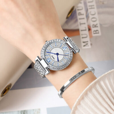 NARY/Nairy Ladies Fan Quanzuan Ladies Quartz Watch Chống nước Đa năng Đơn giản Douyin Mới