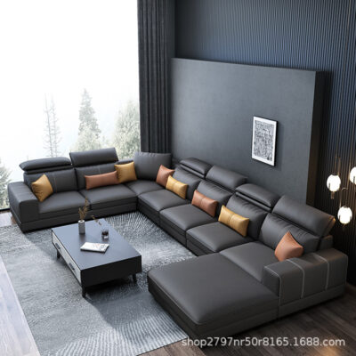 2022 Công nghệ mới không giặt ghế sofa vải phòng khách đơn giản hiện đại căn hộ lớn nhỏ căn hộ cao cấp phong cách Bắc Âu nội thất cao su