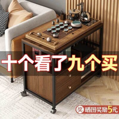 Tủ chè bên sofa tủ chè có bánh xe di chuyển bên nhỏ Một vài bàn trà nhỏ bàn trà bàn trà bàn trà cạnh xe đẩy nhỏ