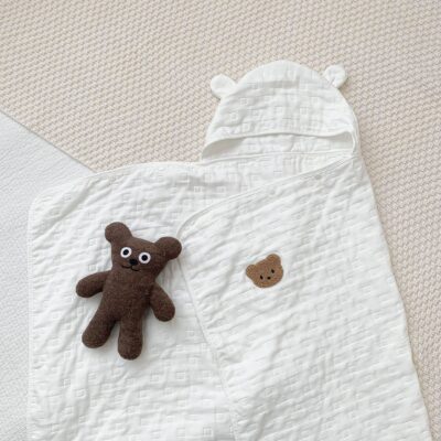Khăn tắm cho bé sơ sinh cotton siêu mềm thấm hút sơ sinh cotton bé đặc biệt phải có