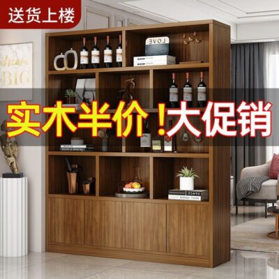 Ý nhẹ sang trọng chắc chắn tủ rượu gỗ nhà hàng khách tủ tựa vào tường bên tủ trưng bày tủ hộ gia đình tủ đựng đồ nhỏ