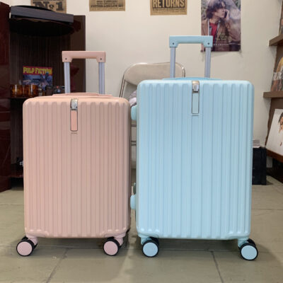 Sinh viên nam và nữ móc xe đẩy vali bánh xe đa năng 24 inch hộp mật khẩu bền chống trầy vali vali