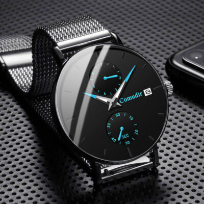 Bán buôn xuất khẩu Đồng hồ nam Camudy phong cách nóng bỏng một mảnh thả vận chuyển đồng hồ thạch anh thời trang kinh doanh đồng hồ sinh viên chống thấm nước