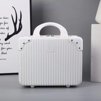 Vali Mini 14 Inch Hộp Đựng Mỹ Phẩm Vali Nhỏ Di Động Hộp Bảo Quản Hộp Quà Có Tay Hộp Quà Sỉ Sáng Tạo