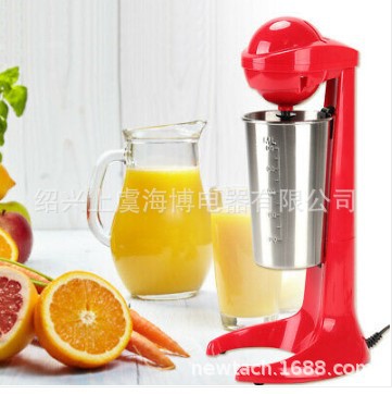 Hai Đầu Máy Đánh Sữa Tạo Bọt Cà Phê Sữa Trộn Nhà Bếp Điện Inox Bọt Sữa