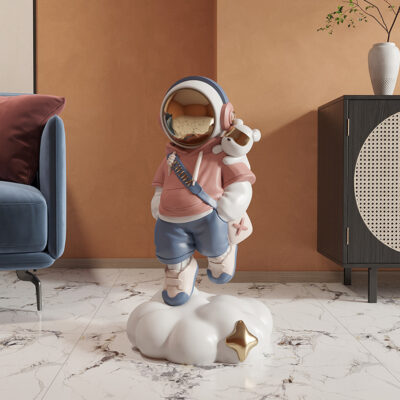 Phi Hành Gia Phi Hành Gia Nhỏ Trang Trí Tủ Tivi Phòng Khách Tủ Rượu Ins Gió Để Bàn Trang Trí Bé Trai Quà Tặng Sinh Nhật