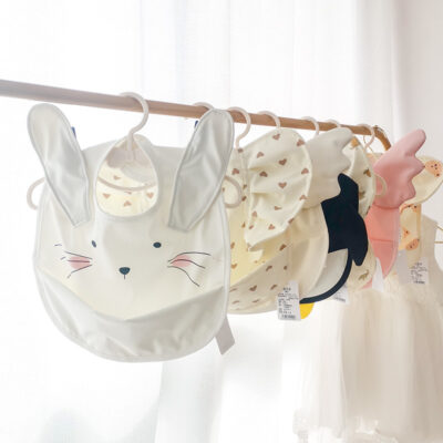 Túi đựng thức ăn cho bé bé thêm thức ăn bổ sung đang ăn hiện vật Yếm PU chống thấm nước chống bám bẩn mùa xuân và mùa hè cánh mới
