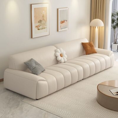 2022 Đầu Mới Ghế Sofa Da Bò Ánh Sáng Hiện Đại Căn Hộ Nhỏ Sang Trọng Nội Tuyến Phòng Khách Da Sofa Nghệ Thuật Kết Hợp
