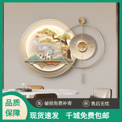 Đẹp hiện đại sang trọng phòng khách bức tranh trang trí treo tranh đồng hồ đơn giản tranh treo tường sofa nền tường bức tranh trang trí bức tranh tường đồng hồ