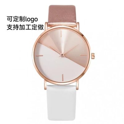 Nữ 2 Màu Đơn Giản Dây Đồng Hồ Phối Màu Geneva Siêu Mỏng Thời Trang Đồng Hồ Thạch Anh Thường Ngày Hiệu Suất Hàng Bán Buôn