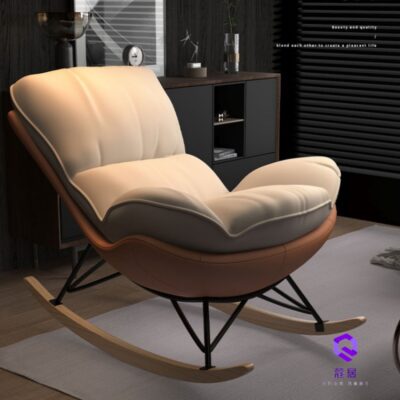 Ghế bập bênh ghế phòng chờ giải trí lười biếng nhà ánh sáng sang trọng bập bênh ghế dành cho người lớn phòng khách ban công sofa đơn ghế ốc ghế