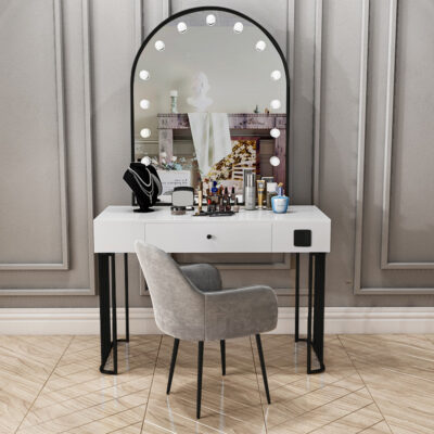 Bàn trang điểm có đèn studio chuyên dụng studio chuyên dụng lưới đỏ shop chụp ảnh cưới thẩm mỹ viện trang điểm nghệ sĩ bàn trang điểm chuyên nghiệp