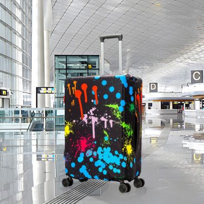 Vỏ vali cá tính hợp thời trang Vỏ vali đàn hồi Vỏ bảo vệ vali cho xe đẩy du lịch công tác Vỏ che bụi