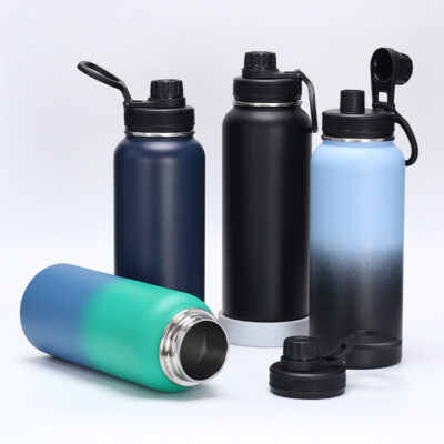 Cốc nước tập thể dục thể thao Ấm siêu tốc inox cách nhiệt cốc nam nữ giữ lạnh 1000ml dung tích siêu lớn chai nước tập yoga