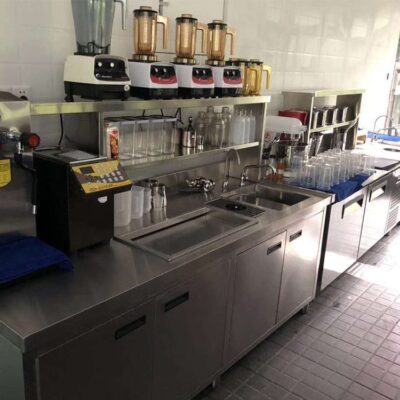 Nhà máy bán hàng trực tiếp thương mại cửa hàng trà sữa thanh nước cửa hàng đồ uống lạnh vận hành thanh nước bàn làm việc thiết bị cửa hàng trà sữa