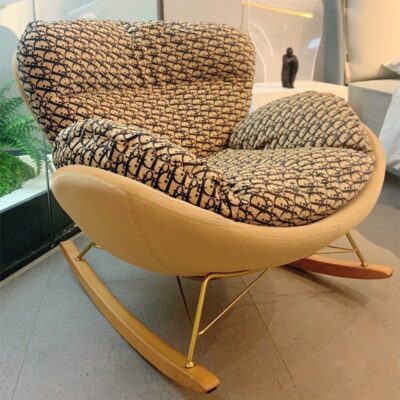 Bắc âu ánh sáng sang trọng bập bênh ghế phòng chờ lười biếng ban công giải trí nhà bập bênh ghế người lớn phòng khách ghế sofa đơn ốc ghế