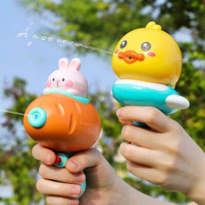 Trẻ Em Hoạt Hình Mini Vịt Súng Nước Đồ Chơi Mùa Hè Internet Người Nổi Tiếng Súng Nước Kèn Phun Nước Chơi Nước Bé Trai Và Bé Gái