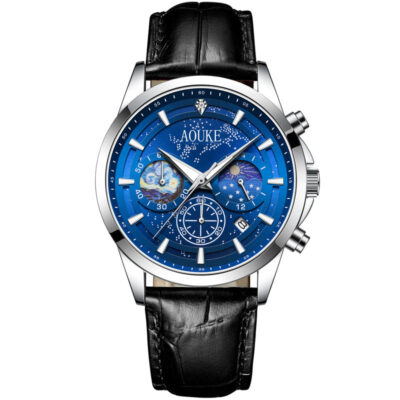 xuất khẩu Chất Nổ Dạ Quang Đa Năng Bầu Trời Đầy Sao Nam Chống Thấm Nước Da Cao Cấp Doanh Nhân Đồng Hồ Bán Buôn