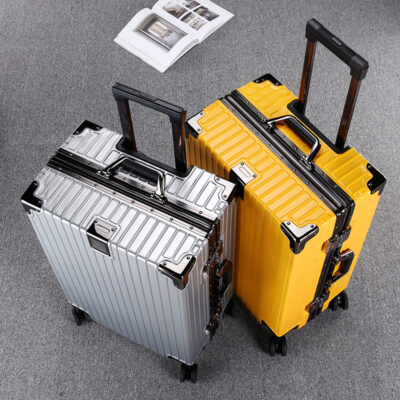 Sản phẩm mới vali doanh nhân 24 inch xe đẩy học sinh hộp bánh xe phổ thông 20 mật khẩu hộp cứng vali nam nữ phiên bản Hàn Quốc