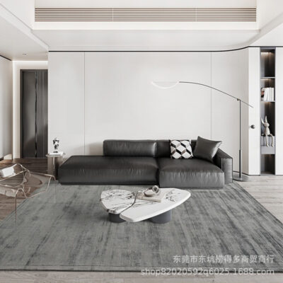 Thảm Tencel thủ công Ấn Độ không keo bảo vệ môi trường màu trơn phòng khách tối giản ánh sáng cao cấp phòng ngủ sang trọng diện tích lớn bàn cà phê chăn