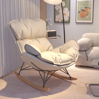 Công nghệ ghế bập bênh vải ban công Chaise longue tôm hùm ghế giản dị Internet người nổi tiếng ghế sofa lười ánh sáng sang trọng móng vuốt mèo lắc da