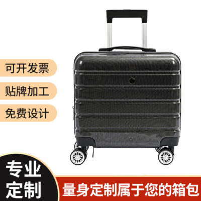 4S shop xe hộp quà tặng 16 inch xe đẩy vali hành lý có thể in logo lên máy bay vali vali máy tính
