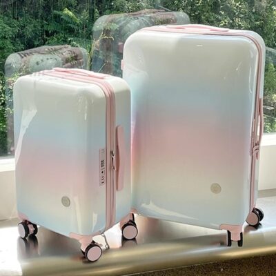 Hộp đựng hành lý xe đẩy giá trị cao cho nữ Hộp đựng máy bay đa chức năng 20 inch Vali gradient nhẹ nhỏ 28 inch