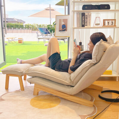 Sofa lười kiểu Nhật có thể ngả lưng nhà ban công giải trí căn hộ nhỏ tatami phòng ngủ đơn nằm ghế gấp