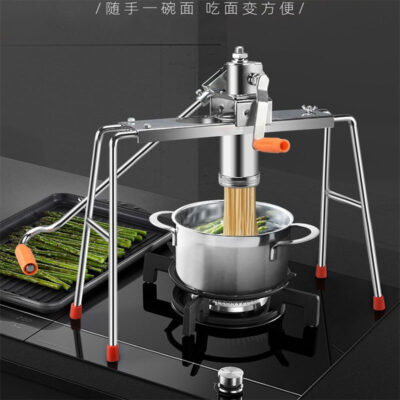 饸饹 máy làm mì hộ gia đình 饸饹 hướng dẫn sử dụng giường 饸 máy ép bún nướng Máy Heluo máy thép không gỉ máy làm mì