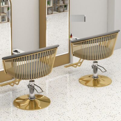 Ghế tiệm cắt tóc ghế làm tóc retro salon tóc đặc biệt có thể đặt xuống lưới cắt tóc thủy triều đỏ ghế ủi