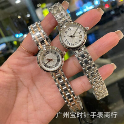 Wechat kinh doanh thay mặt cho Tianjia Jiali Xinyue đồng hồ đeo tay mặt La Mã vẻ đẹp nhỏ thạch anh đồng hồ nữ dây thép thắt lưng người mẫu của phụ nữ