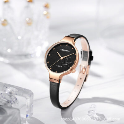 Đồng hồ nữ Rebirth Lipofu cao cấp thiết kế thời trang đồng hồ thạch anh chống thấm nước mới