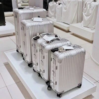 Vali hợp kim hoàn toàn bằng nhôm-magiê 20 vali lên máy bay Vali xe đẩy sức chứa siêu lớn Vali kim loại 32 inch Vali da nam và nữ