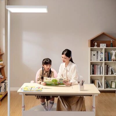 Đèn bảo vệ mắt sàn bảo vệ mắt đèn bàn ánh sáng tự nhiên trẻ em học viết bài tập về nhà đèn đọc và học đèn đường dọc