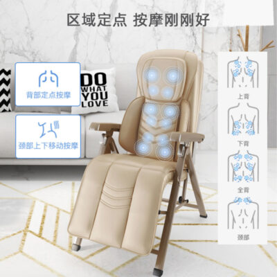 Sự kiện độc quyền tại nhà toàn thân ghế massage sang trọng đa chức năng nghỉ trưa cột sống cổ vai eo hông ghế massage gấp