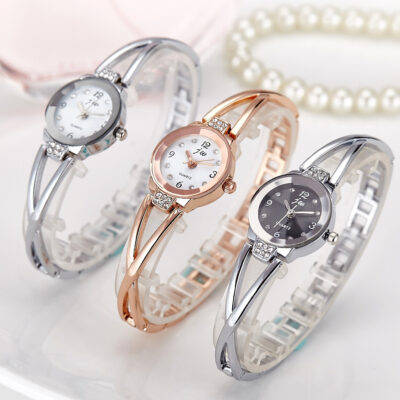 Thời Trang Hàn Quốc Thương Hiệu Đồng Hồ Nữ Dây Thép Sinh Viên Vòng Tay Thạch Anh Chống Thấm Nước Đồng Hồ Điện Tử Thời Trang Nữ