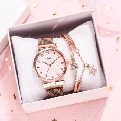 AliExpress Explosive Nữ Mặt Kỹ Thuật Số Hàn Quốc Hợp Thời Trang Đồng Hồ Nữ Nam Châm Cá Tính Vòng Tay Thời Trang Quà Tặng Đồng Hồ