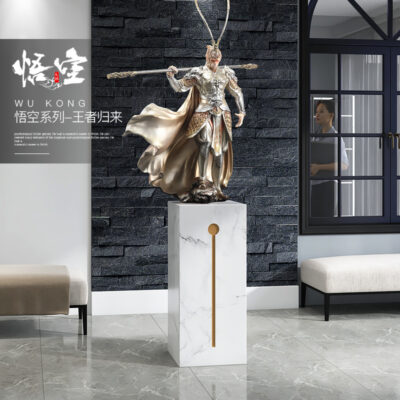 Chiến đấu và đánh bại Đức Phật đồ trang trí quy mô lớn từ trần đến sàn Qitian Dasheng Wukong trung tâm mua sắm lối vào khách sạn món quà khai trương trang trí quy mô lớn