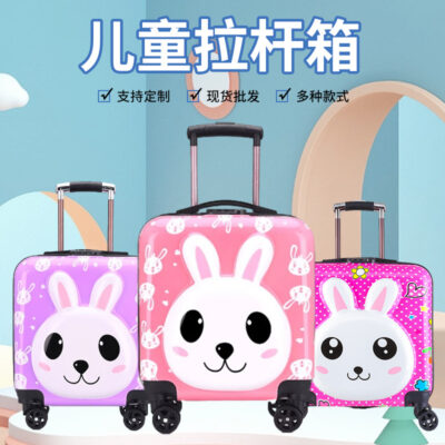 Du lịch nội trú phim hoạt hình mật khẩu vali bé nam và nữ bánh xe đa năng hộp quà tặng phim hoạt hình xe đẩy trẻ em