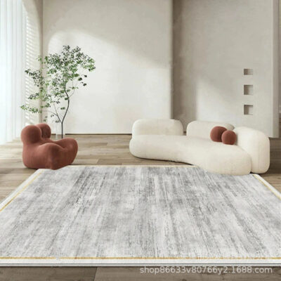 Dày giả cashmere thảm phòng khách màu xám đơn giản ghế sofa phòng khách hiện đại bàn chăn cao cấp nhà sàn phòng ngủ mat