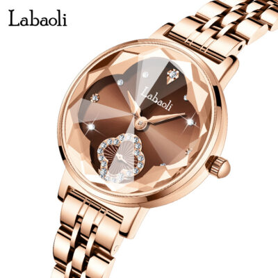 Một chiếc đồng hồ thương hiệu Daifa Labaoli Douyin net red trend bán chạy đồng hồ nữ không thấm nước đồng hồ đeo tay thạch anh của phụ nữ