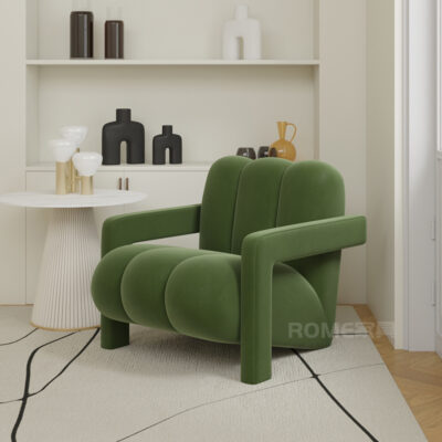 Đèn Bắc Âu sang trọng đơn ghế giải trí thiết kế lười cừu nhung phòng ngủ phòng khách ban công hiện đại tối giản ghế sofa