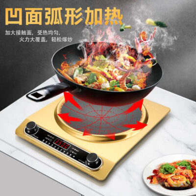 Miễn Phí Vận Chuyển Lõm Cảm Ứng Hộ Gia Đình Trọn Bộ Siêu Mỏng Công Suất Cao 3500W Thương Mại Bán Buôn Các Nhà Sản Xuất Bếp Điện Từ Nổ Mô Hình