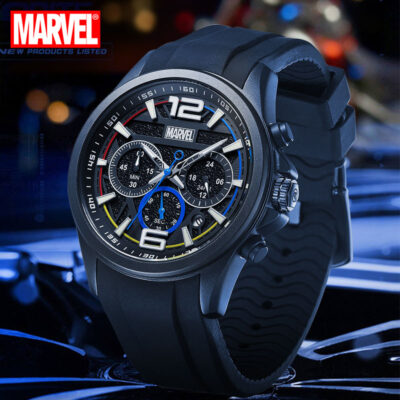 Marvel chung đồng hồ nam học sinh xu hướng thời trang thanh niên học sinh trung học cơ sở chống thấm nước học sinh trung học cơ sở đồng hồ nam