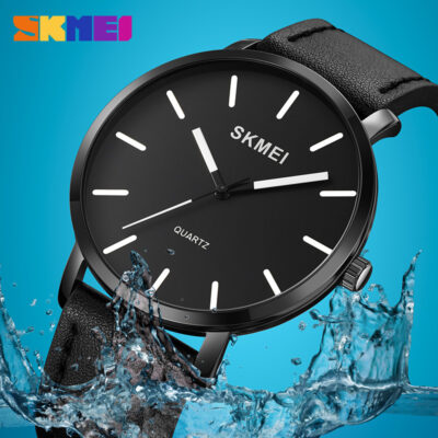 Shijimei Mới Đồng Hồ Nam Doanh Nhân 1984 Thời Trang Cá Tính Chống Thấm Nước Nam Dây Da Đồng Hồ Thạch Anh Bán Buôn