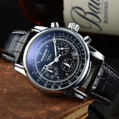 Đồng hồ đeo tay nam bằng da thông thường