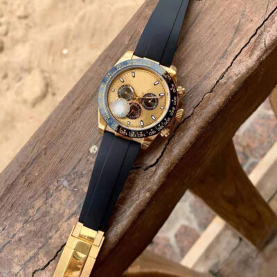 Đồng hồ nam ba mắt dây silicon ngoại thương Submariner chính hãng dây đeo silicon dạ quang chống thấm nước không cơ khí đồng hồ thạch anh